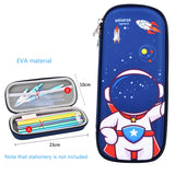 3D Kids School Bags Cartoon Aerospace Book Bag Waterprof Backpack