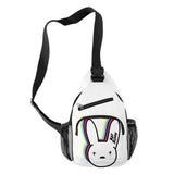 Bad Bunny Chest Bag Waterproof Outdoor Crossbody Streetwear Shoulder Bags