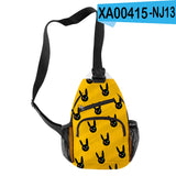 Bad Bunny Chest Bag Waterproof Outdoor Crossbody Streetwear Shoulder Bags