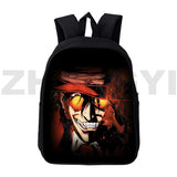 3D Printed Alucard Eyes Backpack 12/16 Inch Harajuku Bookbag