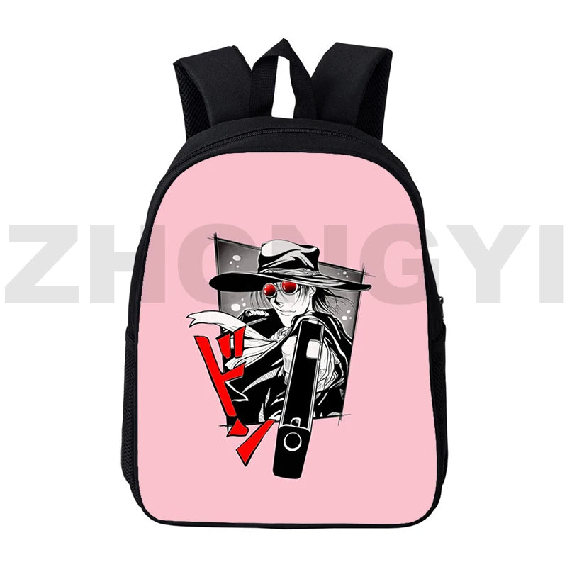3D Printed Alucard Eyes Backpack 12/16 Inch Harajuku Bookbag