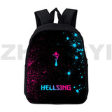 3D Printed Alucard Eyes Backpack 12/16 Inch Harajuku Bookbag
