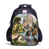 3D Printed Dinosaur School Bag for Boys, Animal Children Backpack