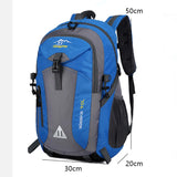 40L Large-capacity Mountaineering Backpack Outdoor Sports School Travel Bag