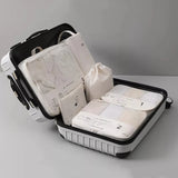 6 Pc Travel Clothes Storage Waterproof Organizer Pouch Packing Cube