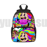 6IX9INE GOOBA 3D Print Backpack Boys Girls School Bag Children Bookbag