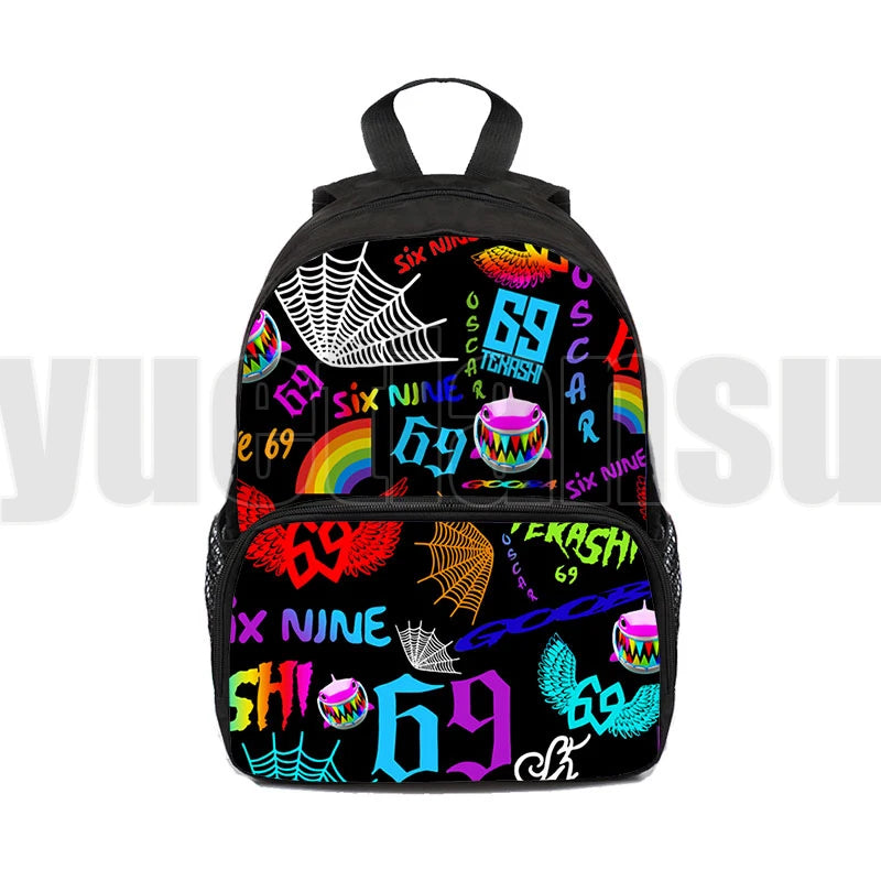 6IX9INE GOOBA 3D Print Backpack Boys Girls School Bag Children Bookbag