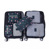 7PCS Travel Mesh Bags Organizer Clothes Cosmetics Makeup Home Shoes Underwear