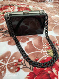 Acrylic Transparent Women Clutch Bag Chain Evening Handbag