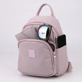 Large-Capacity Canvas School Backpack for Women
