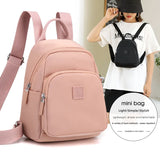 Large-Capacity Canvas School Backpack for Women