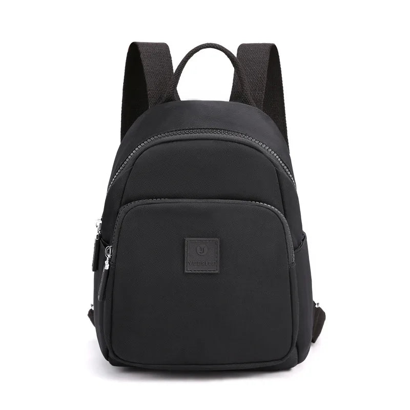 Large-Capacity Canvas School Backpack for Women