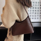Vintage PU Leather Crossbody Bag Women Shoulder Bag