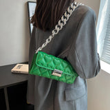 Chain Armpit Bag Solid Shoulder Bag Women's Handbag