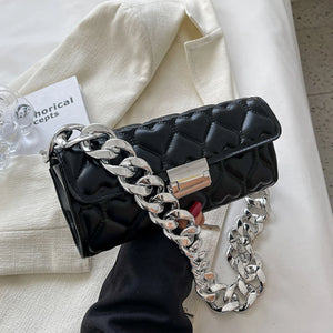 Chain Armpit Bag Solid Shoulder Bag Women's Handbag