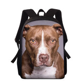 Large Dog Print School Backpack 15 Inch Bag Customize Mochila Escolar