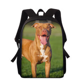 Large Dog Print School Backpack 15 Inch Bag Customize Mochila Escolar