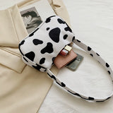 Animal Pattern Print Shoulder Underarm Bag Vintage Ladies Small Purse Handbags C