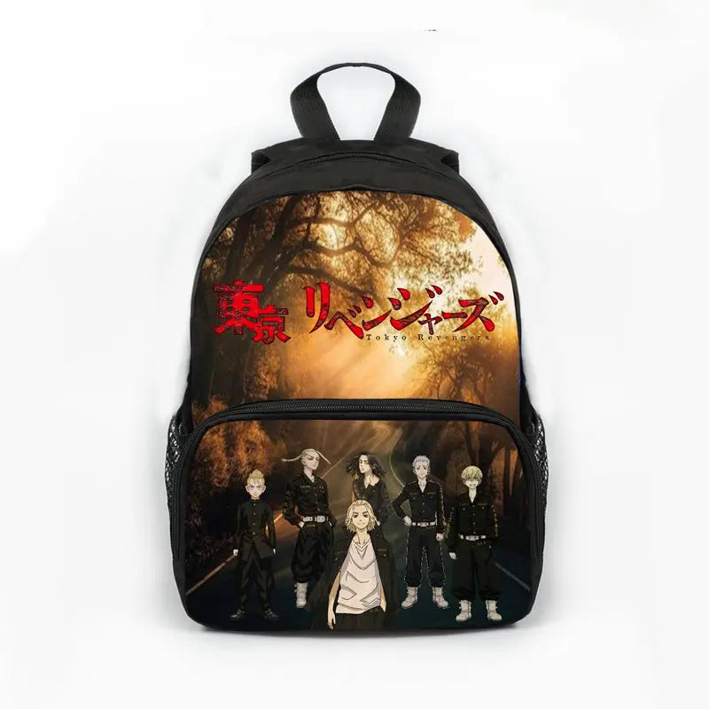 Anime Backpack Pattern School Backpack Children Boys Girls
