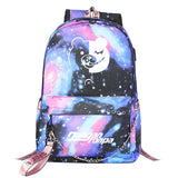 Anime Bear Boys Girls Kids School Book Bags Women USB Chain Travel Laptop