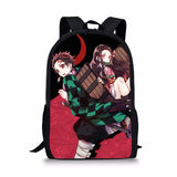 Demon Slayer Kimetsu no Yaiba Backpack for Teens, 17-Inch
