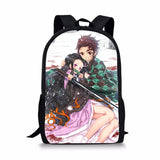 Demon Slayer Kimetsu no Yaiba Backpack for Teens, 17-Inch