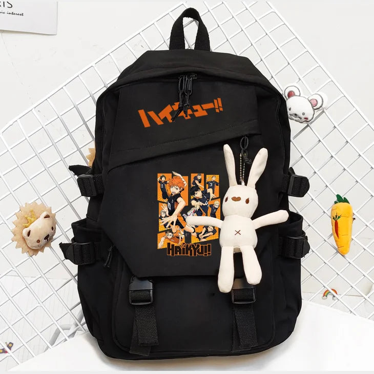 Anime Haikyu!! Unisex Student Casual Backpack Travel Laptop Backpack