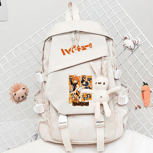 Anime Haikyu!! Unisex Student Casual Backpack Travel Laptop Backpack