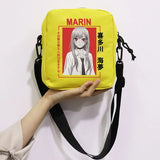 Anime My Dress-Up Darling Messenger Bag Canvas Shoulder Zipper Handbag