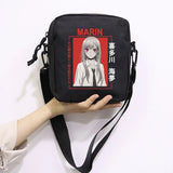 Anime My Dress-Up Darling Messenger Bag Canvas Shoulder Zipper Handbag