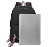 No Game No Life USB Backpack Canvas School Bag Laptop Bagpack