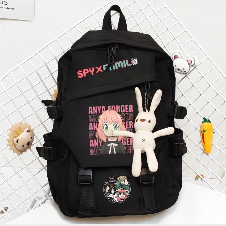 Anime Spy X Family Anya Forger Unisex Student Casual Backpack