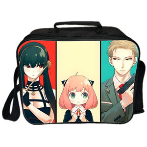Anime Spy x Family Lunch Bag Boy Girl Portable Thermal Picnic Bags Kids Student