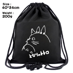 Anime Totoro Women Bagpack Teenagers Schoolbags Men Backpacks