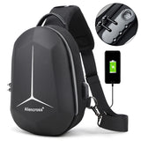 Anti-theft Crossbody Bag with USB Charging Travel Shoulder Bag