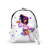 Aphmau Cat Backpack Oxford Girls School Travel Bag