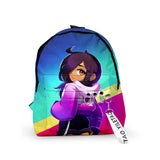 Aphmau Cat Backpack Oxford Girls School Travel Bag