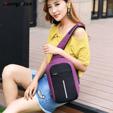 Arriaval USB Charging Crossbody Bag Men's Business Chest Pack