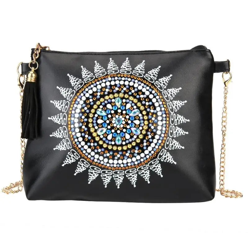 5D DIY Diamond Painting Leather Crossbody Bag Chain Bags