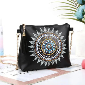 5D DIY Diamond Painting Leather Crossbody Bag Chain Bags