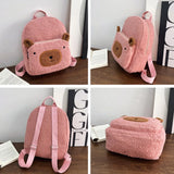 Kids Bear Backpack Kindergarten Schoolbag
