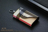 Arrival Business Style Plaid Key Bag For Car Leather Key Wallet