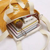 Arrival Women Handbag Lady Corduroy Bag Solid Printed Daisy Shoulder Bag