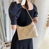 Arrival Diamond Lattice Shoulder Bags Women Underarm Chain PopularBag