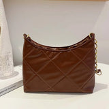 Arrival Diamond Lattice Shoulder Bags Women Underarm Chain PopularBag