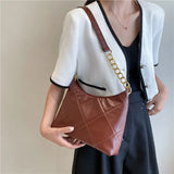 Arrival Diamond Lattice Shoulder Bags Women Underarm Chain PopularBag
