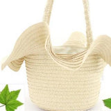 Straw Basket Handbag for Women, Beach Bag, All-match Woven Bags
