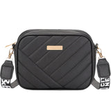 Small Crossbody Bag PU Leather Messenger Handbag Purse for Women
