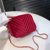 Arrival Flap Shoulder Bag Vintage Crossbody Handbag Velvet Purse