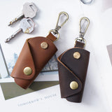 Crazy Horse Leather Key Holder Vintage Key Bag